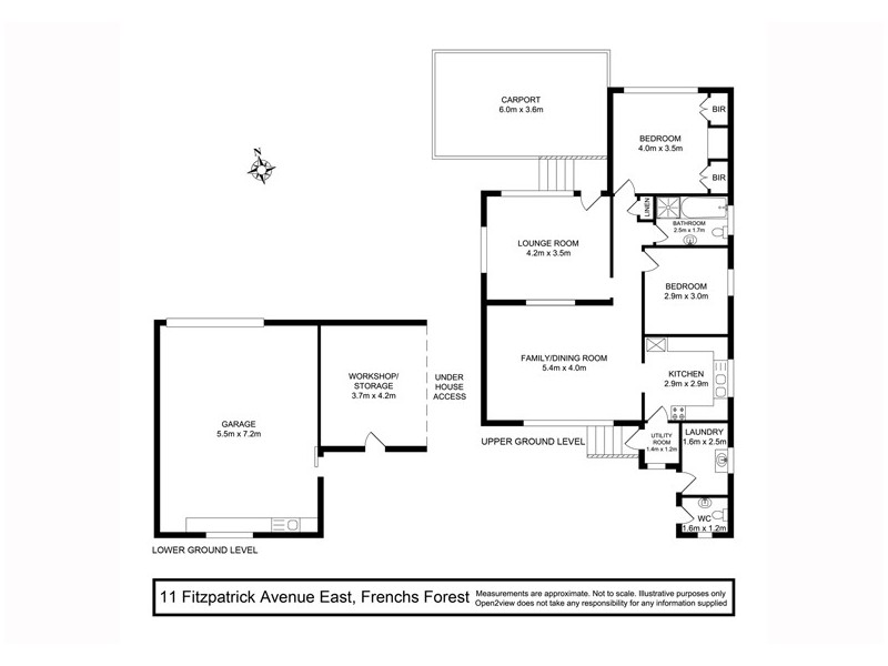11 Fitzpatrick Avenue East, Frenchs Forest NSW 2086 Floorplan