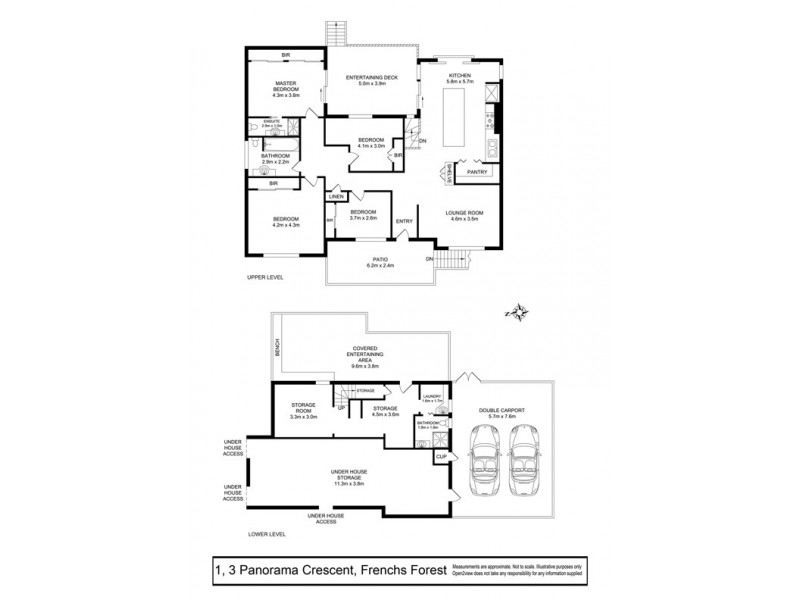 1/3 Panorama Crescent, Frenchs Forest NSW 2086 Floorplan