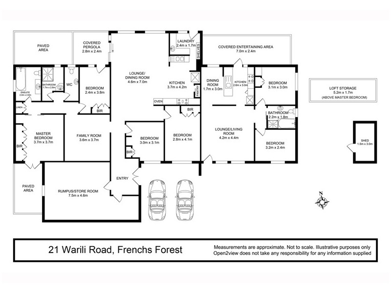 21 Warili Road, Frenchs Forest NSW 2086 Floorplan