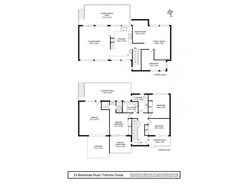 23 Blackbutts Road, Frenchs Forest NSW 2086 Floorplan