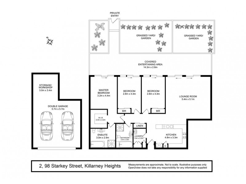 2/98 Starkey Street, Killarney Heights NSW 2087 Floorplan