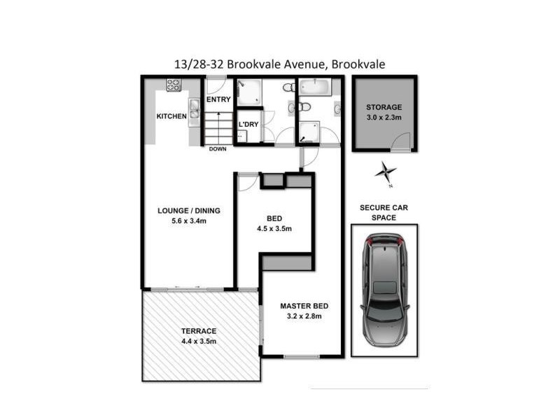 13/28-32 Brookvale Avenue, Brookvale NSW 2100 Floorplan