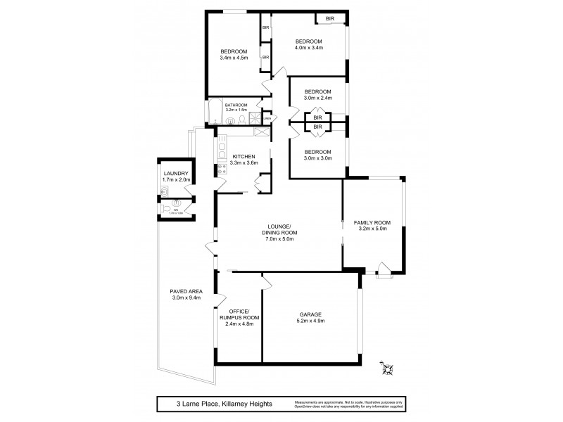 3 Larne Place, Killarney Heights NSW 2087 Floorplan