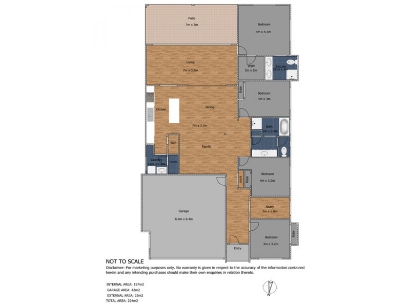 3 Frank Street, Redlynch QLD 4870 Floorplan