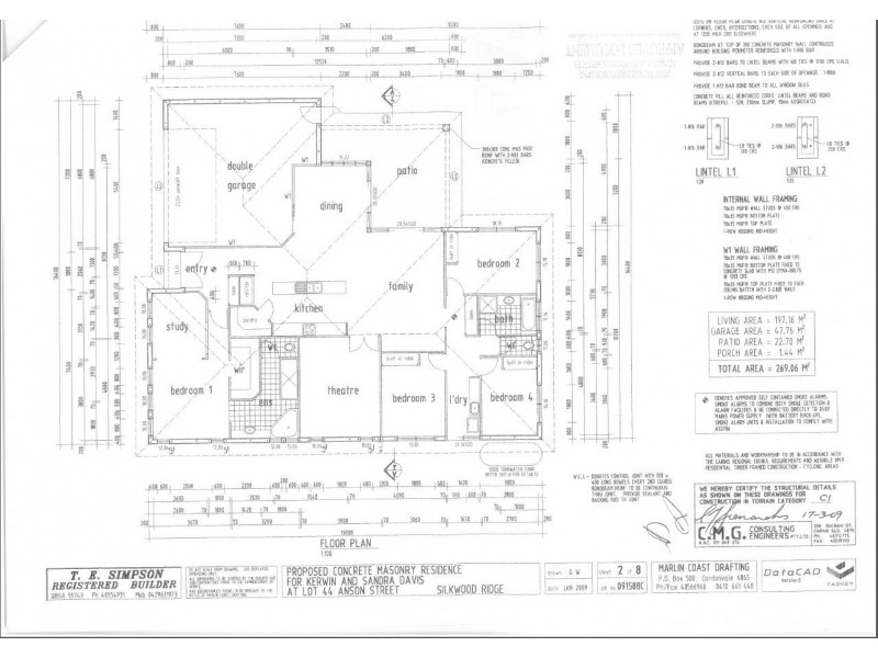 9 Anson Street, Bentley Park QLD 4869 Floorplan