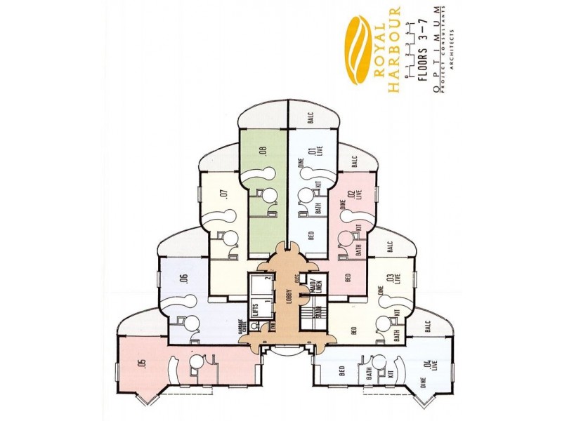 405/73-75 Esplanade, Cairns QLD 4870 Floorplan
