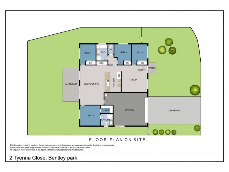 2 Tyenna Close, Bentley Park QLD 4869 Floorplan