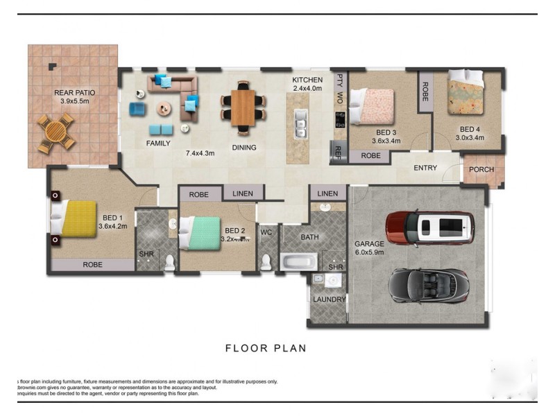 13 Baldwin Close, White Rock QLD 4868 Floorplan