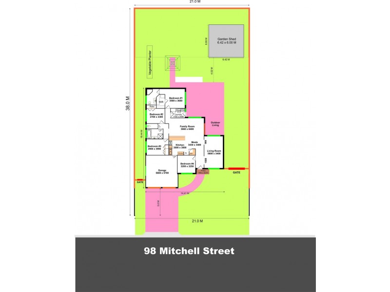 98 Mitchell Street, Westdale NSW 2340 Floorplan
