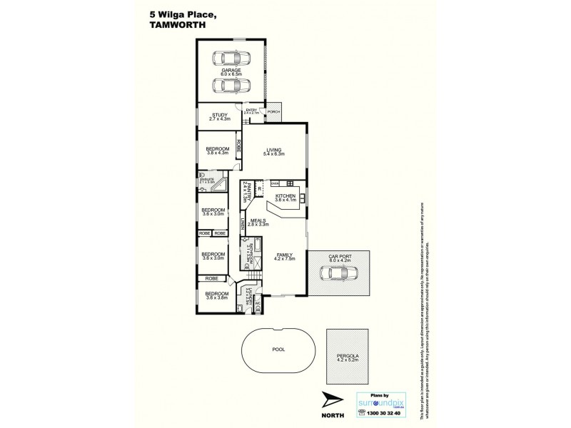 5 Wilga Place, Tamworth NSW 2340 Floorplan