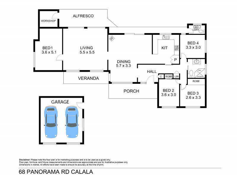 68 Panorama Road, Tamworth NSW 2340 Floorplan