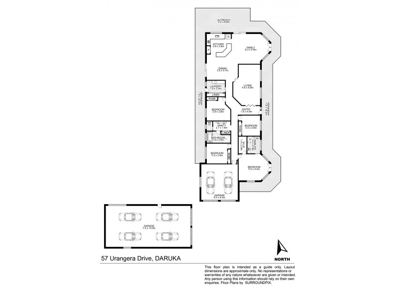57 Urangera Drive, Tamworth NSW 2340 Floorplan