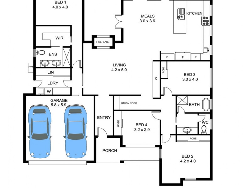 22 Peak Drive, Tamworth NSW 2340 Floorplan