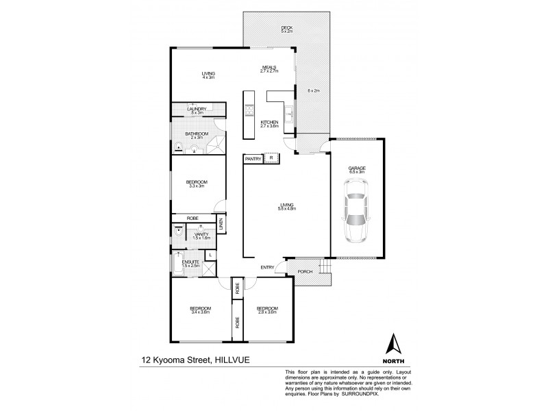 12 Kyooma Street, Tamworth NSW 2340 Floorplan