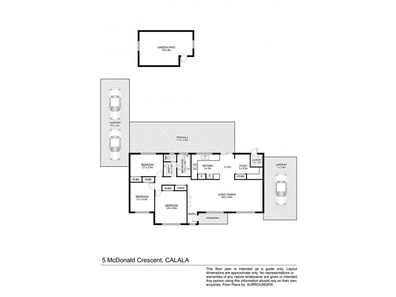 5 McDonald Crescent, Tamworth NSW 2340 Floorplan