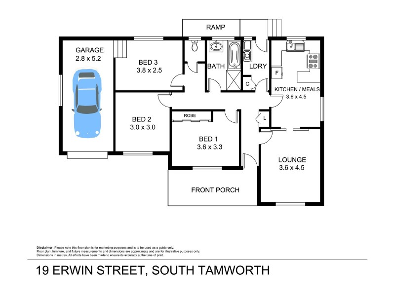 20 Campbell Street, Tamworth NSW 2340 Floorplan