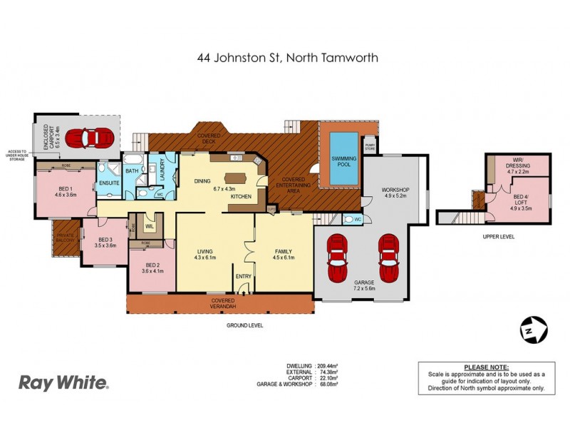 44 Johnston Street, Tamworth NSW 2340 Floorplan