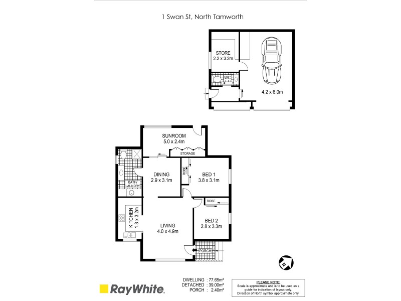 1 Swan Street, Tamworth NSW 2340 Floorplan