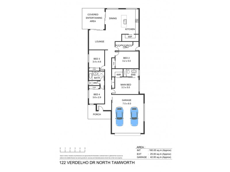 122 Verdelho Drive, Tamworth NSW 2340 Floorplan