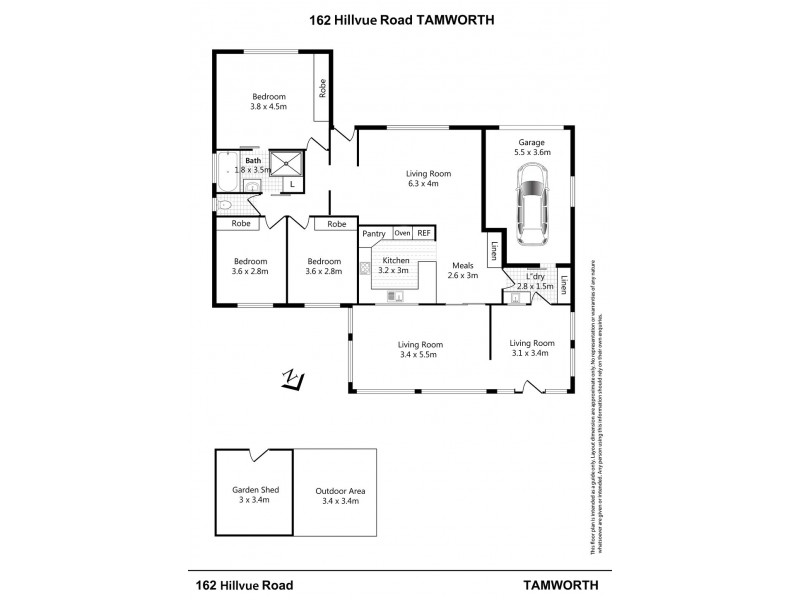 162 Hillvue Road, Tamworth NSW 2340 Floorplan