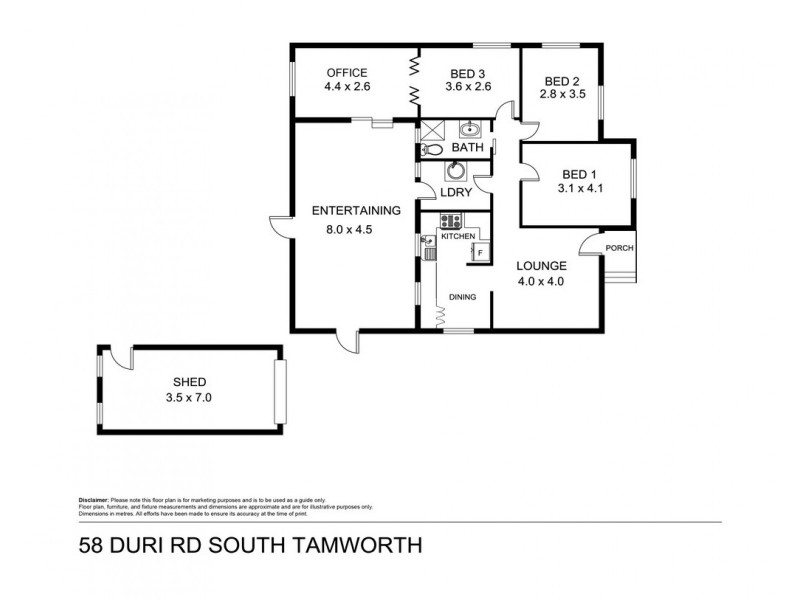 58 Duri Road, Tamworth NSW 2340 Floorplan