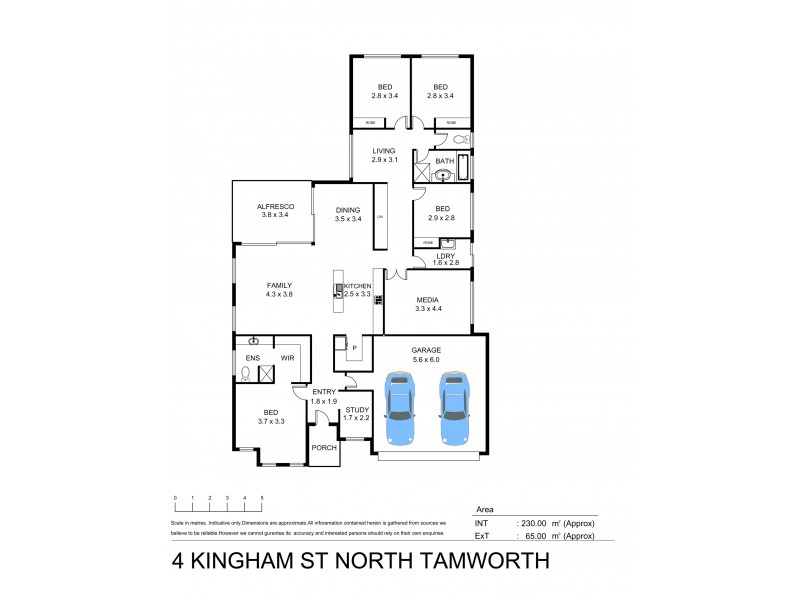 4 Kingham Street, Tamworth NSW 2340 Floorplan
