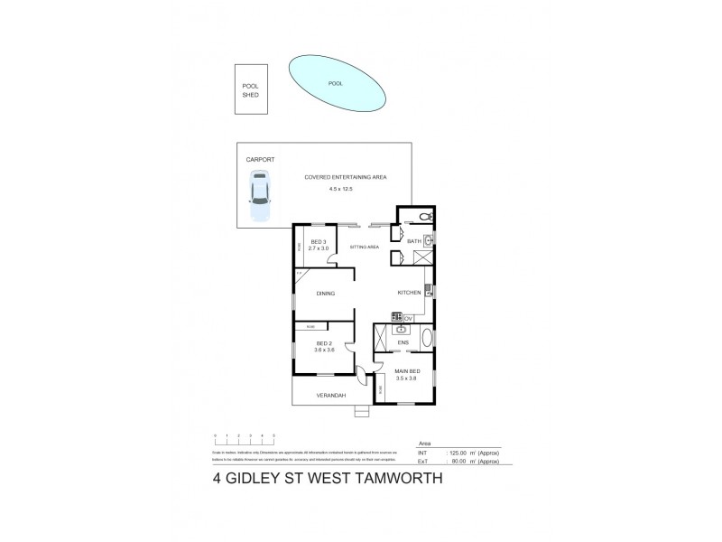 4 Gidley Street, Tamworth NSW 2340 Floorplan