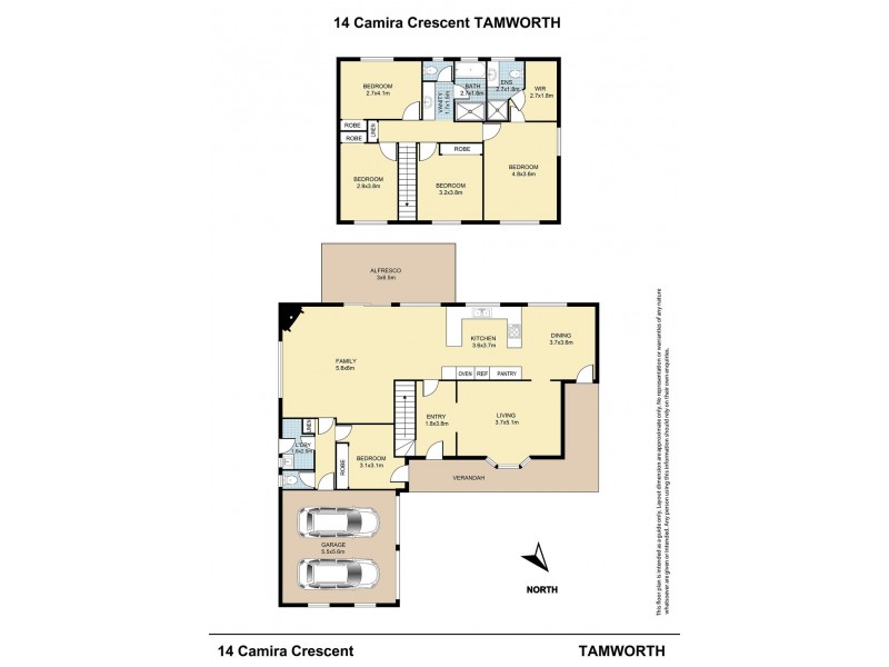 14 Camira Crescent, Tamworth NSW 2340 Floorplan