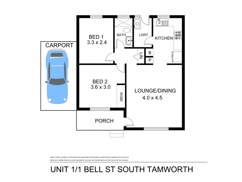 1/1 Bell Street, Tamworth NSW 2340 Floorplan