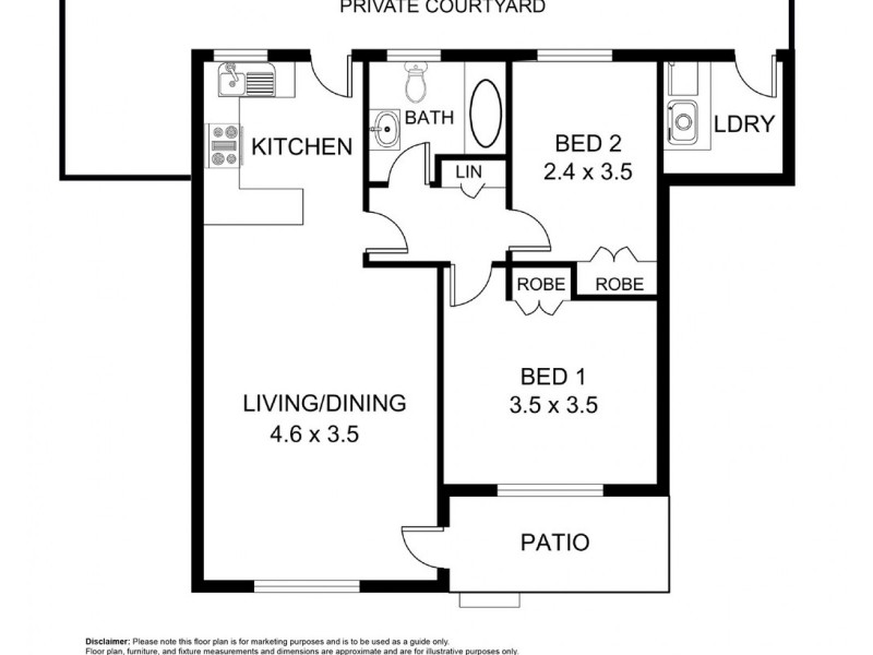 3/8 Martin Street, Tamworth NSW 2340 Floorplan