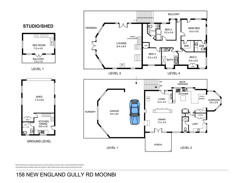 158 New England Gully Road, Tamworth NSW 2340 Floorplan