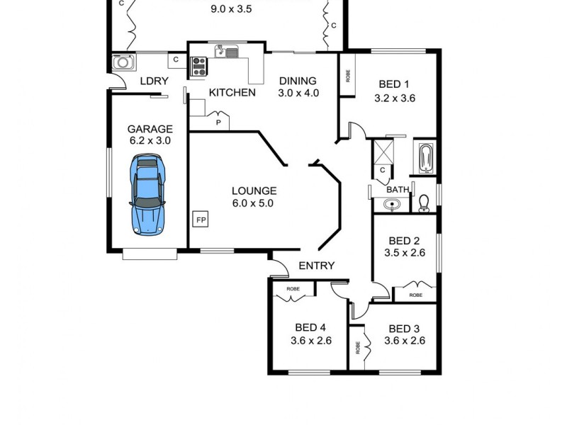90 Morilla Street, Tamworth NSW 2340 Floorplan