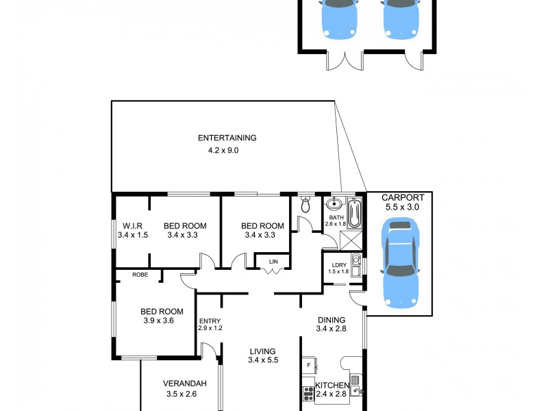 8 Indarra Street, Tamworth NSW 2340 Floorplan