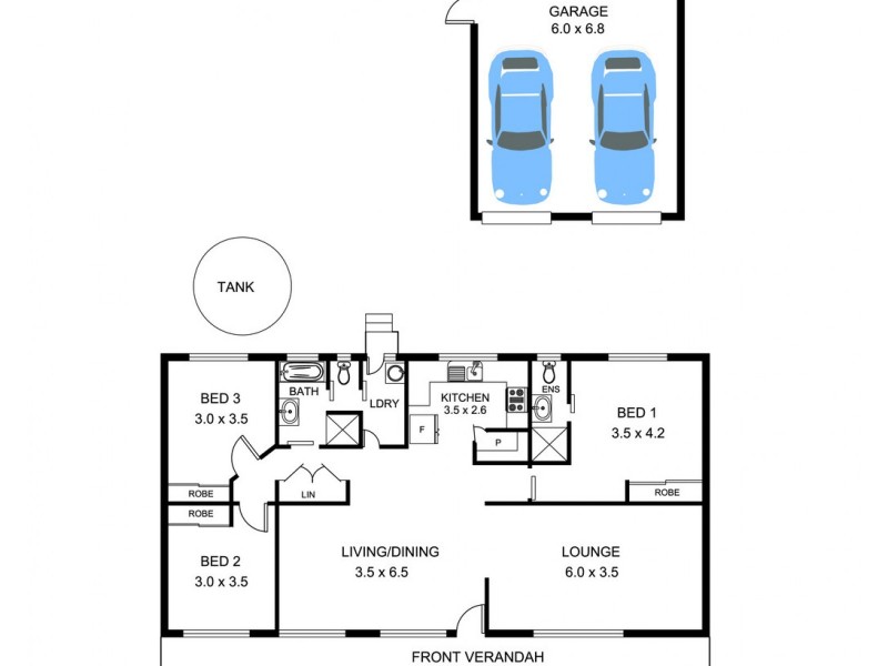 2 Attunga Street, Tamworth NSW 2340 Floorplan