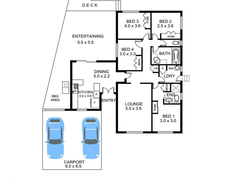 42 Cypress Street, Tamworth NSW 2340 Floorplan