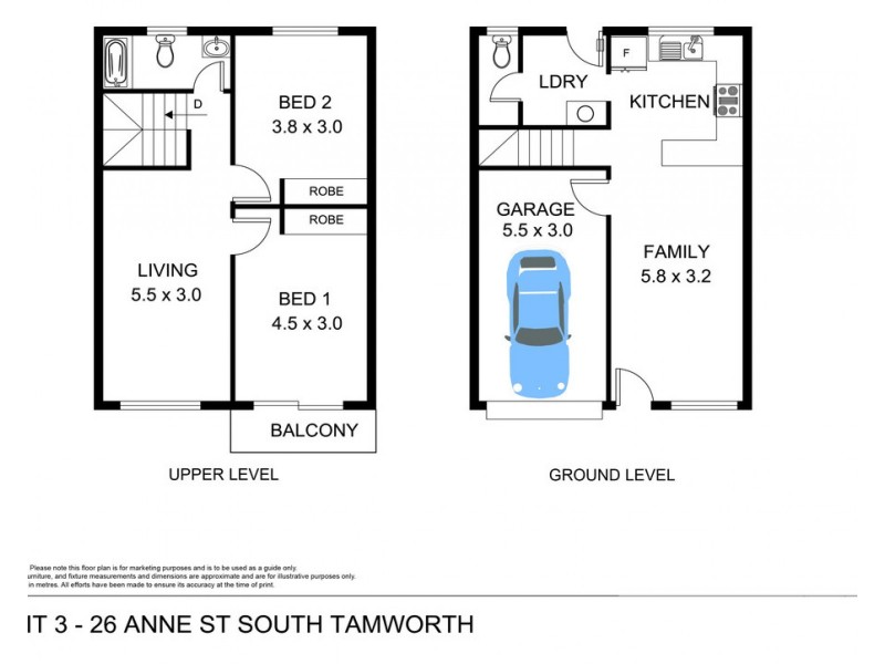 3/26 Anne Street, Tamworth NSW 2340 Floorplan