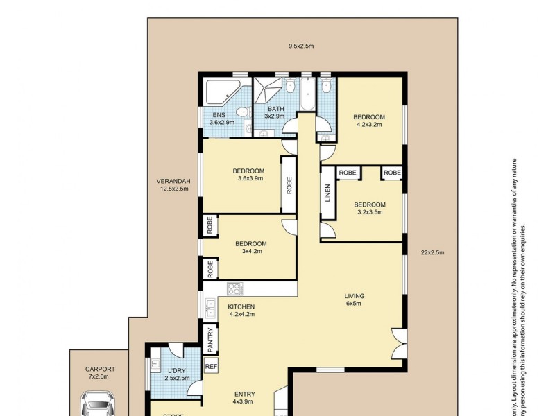 2 Mayne Drive, Tamworth NSW 2340 Floorplan