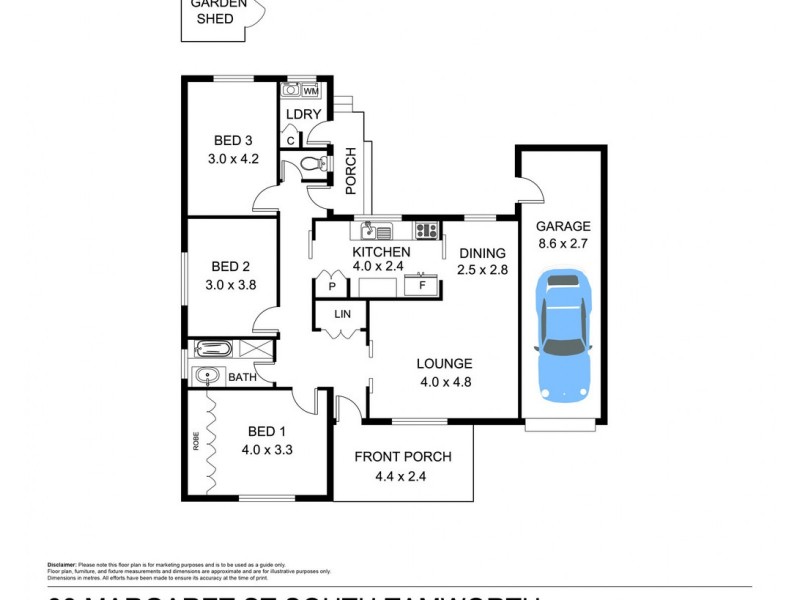 38 Margaret Street, Tamworth NSW 2340 Floorplan