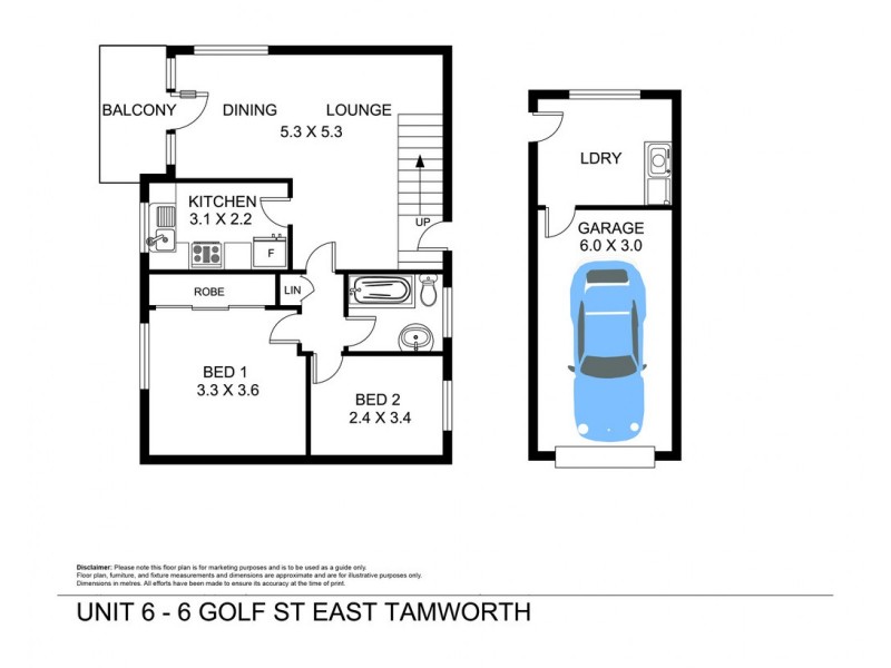 6/6 Golf Street, Tamworth NSW 2340 Floorplan