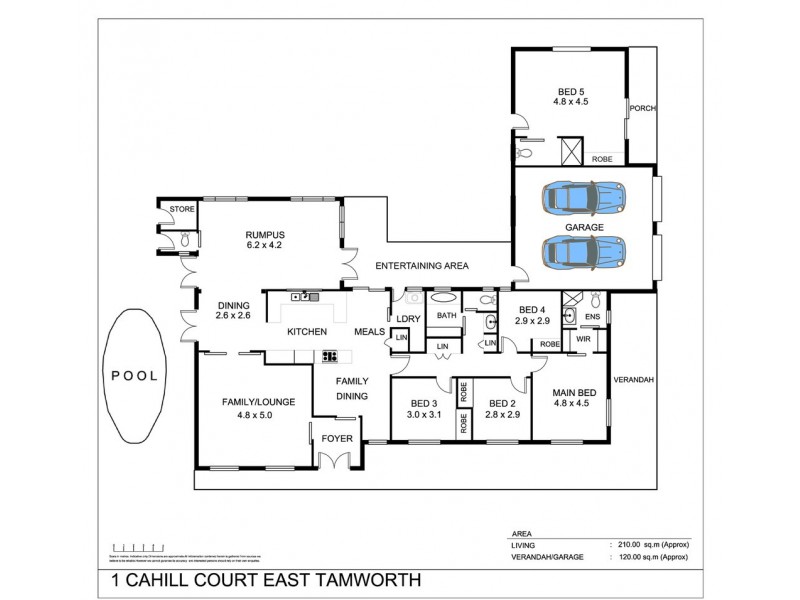 12 Prentice Avenue, Tamworth NSW 2340 Floorplan