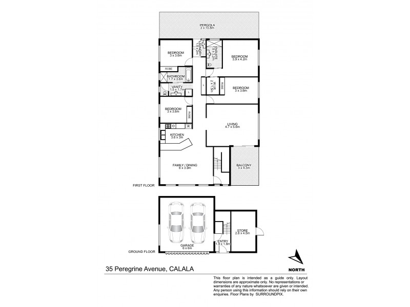 35 Peregrine Avenue, Tamworth NSW 2340 Floorplan