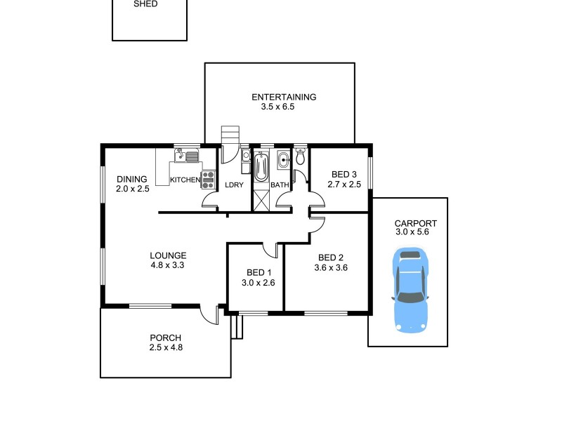 19 Terry Street, Tamworth NSW 2340 Floorplan