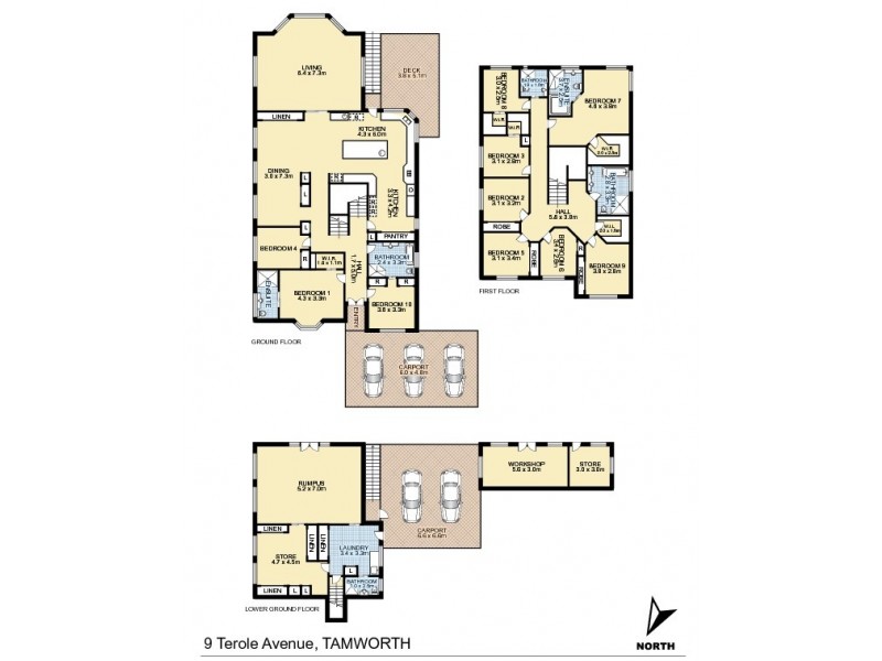 9 Terole Avenue, Tamworth NSW 2340 Floorplan