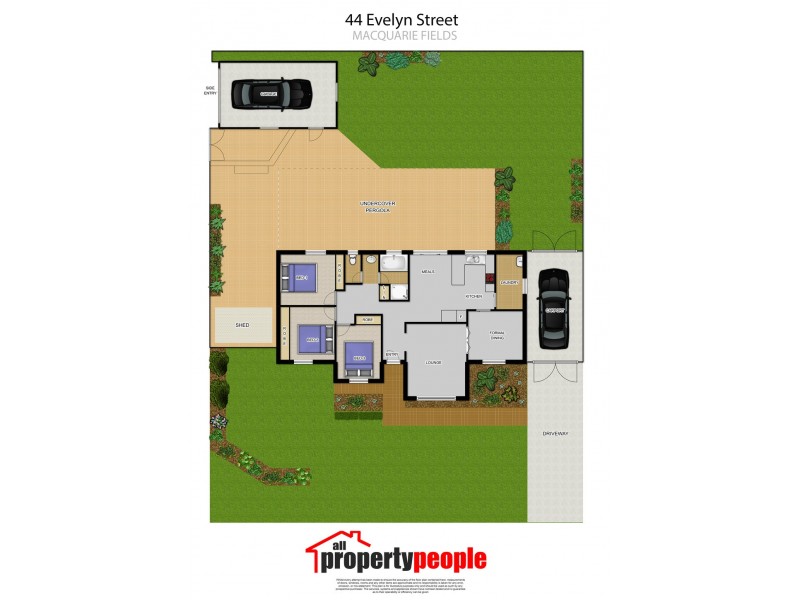 44 Evelyn Street, Macquarie Fields NSW 2564 Floorplan