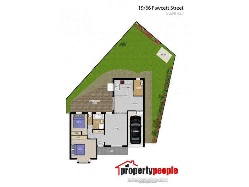 19/66 Fawcett Street, Glenfield NSW 2167 Floorplan