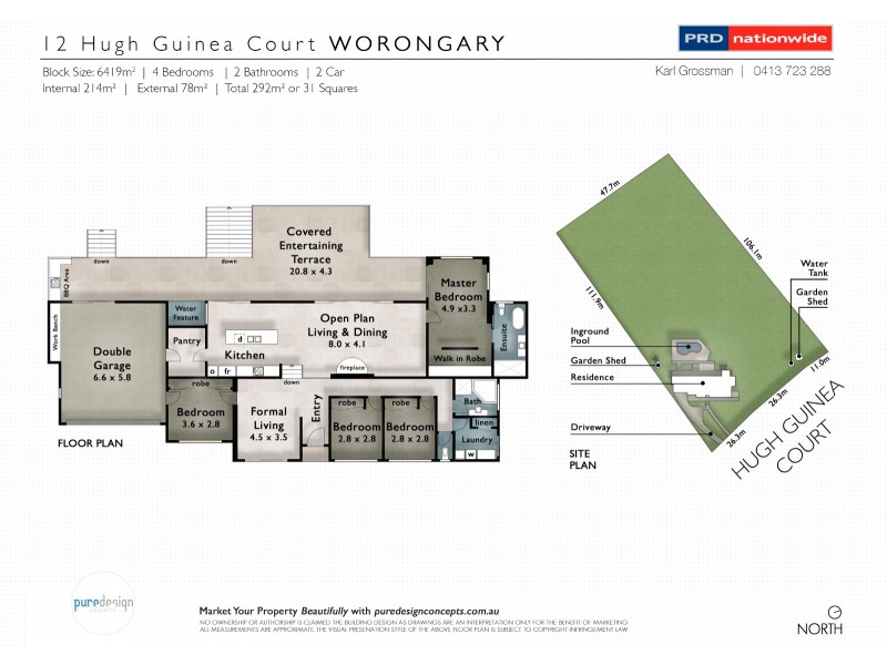12 Hugh Guinea Court, Worongary QLD 4213 Floorplan