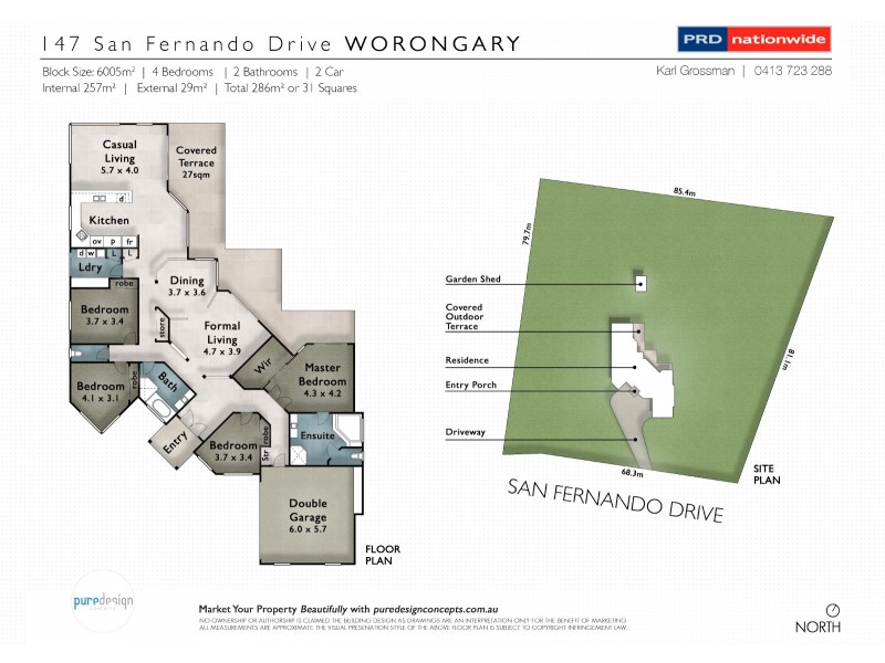 147 San Fernando Drive, Worongary QLD 4213 Floorplan