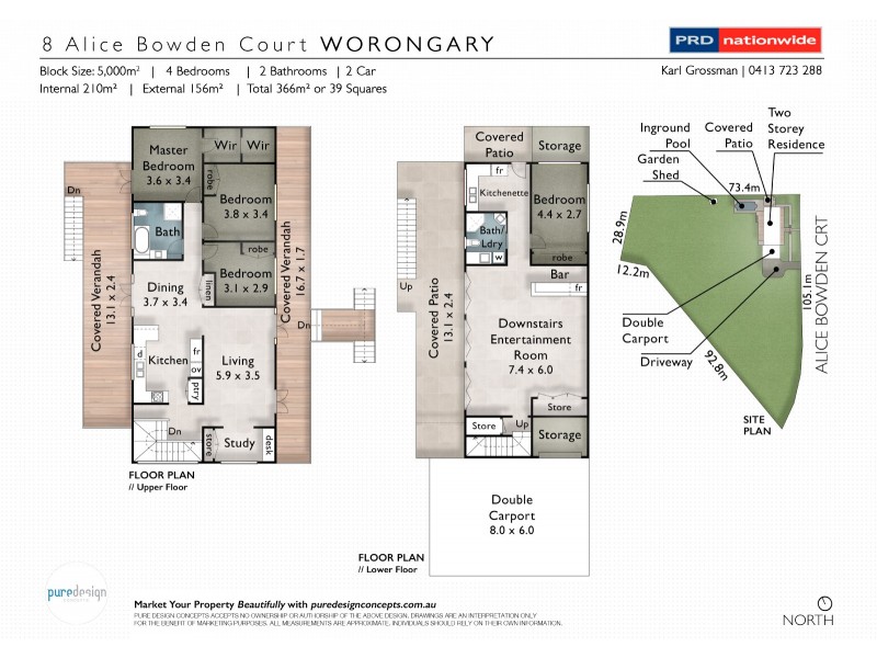 8 Alice Bowden Court, Worongary QLD 4213 Floorplan