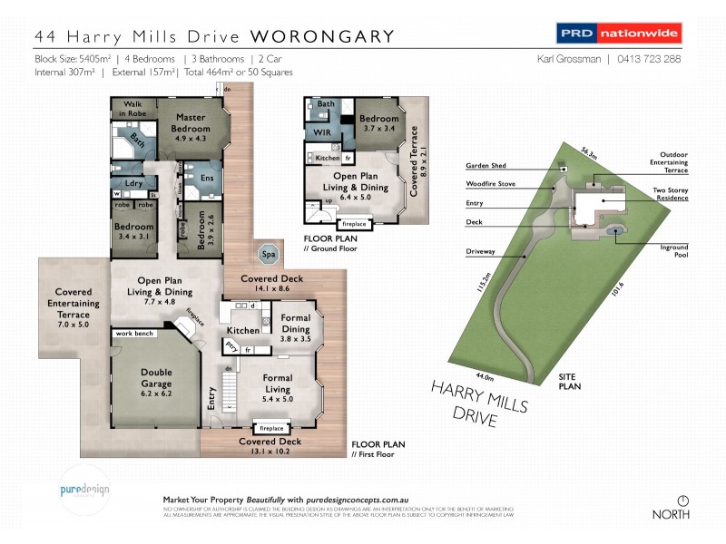 44 Harry Mills Drive, Worongary QLD 4213 Floorplan