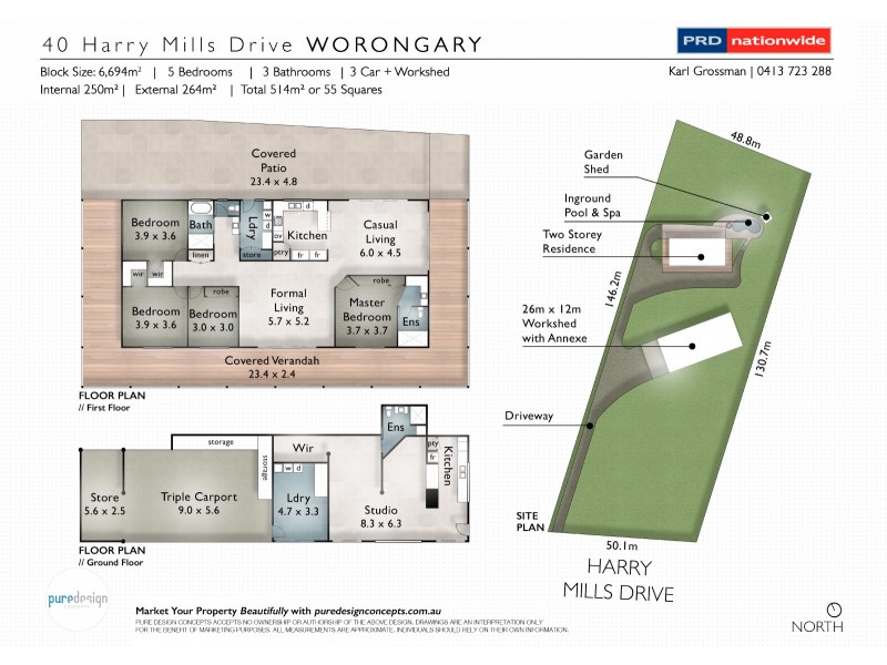 40 Harry Mills Drive, Worongary QLD 4213 Floorplan